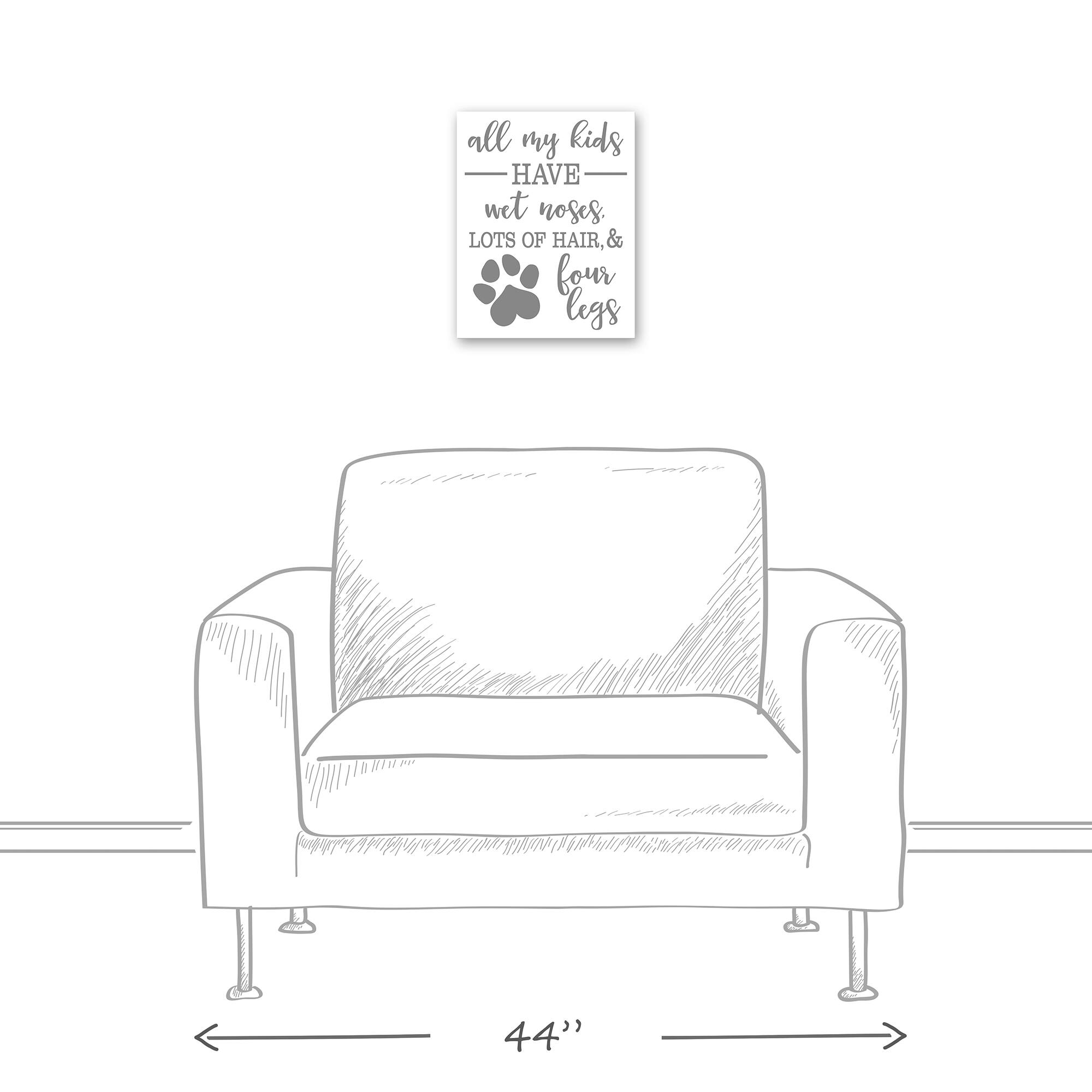 All My Kids Have Wet Noses Canvas Wall Art